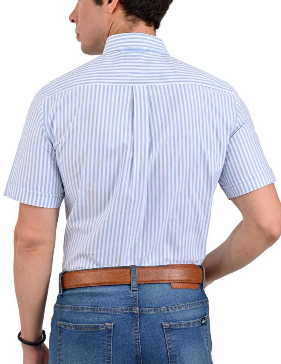 Camisa casual de algodón manga corta para hombre 2