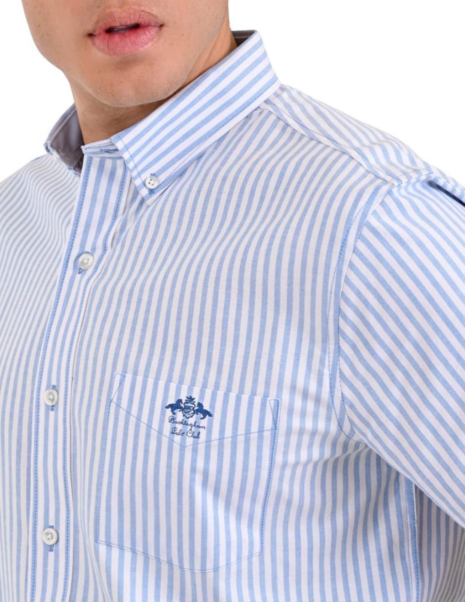 Camisa casual de algodón manga corta para hombre 4