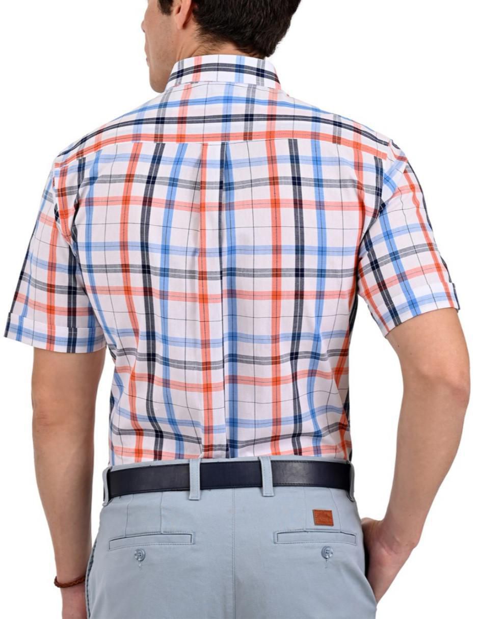 Camisa casual de algodón manga corta para hombre 2