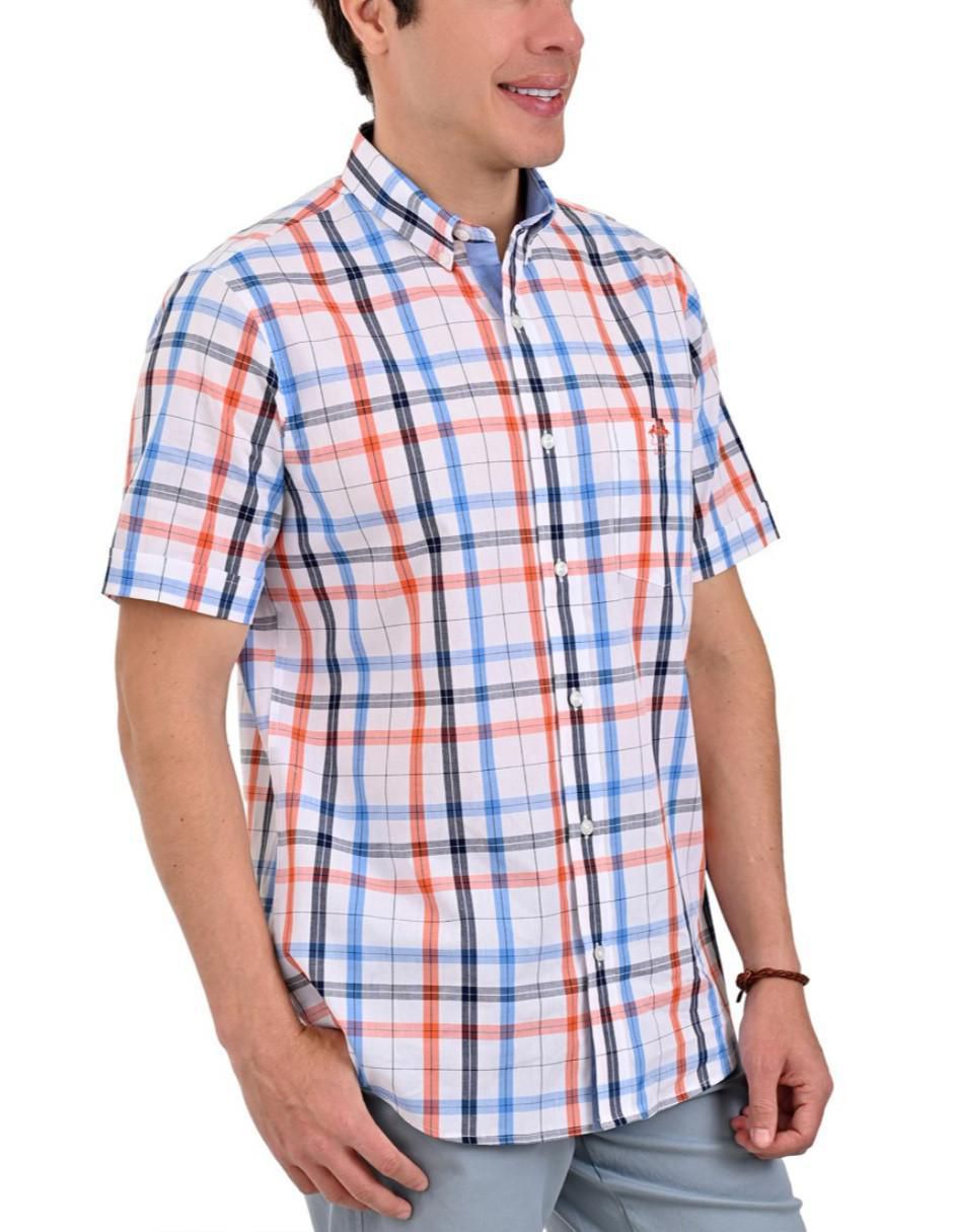 Camisa casual de algodón manga corta para hombre 3