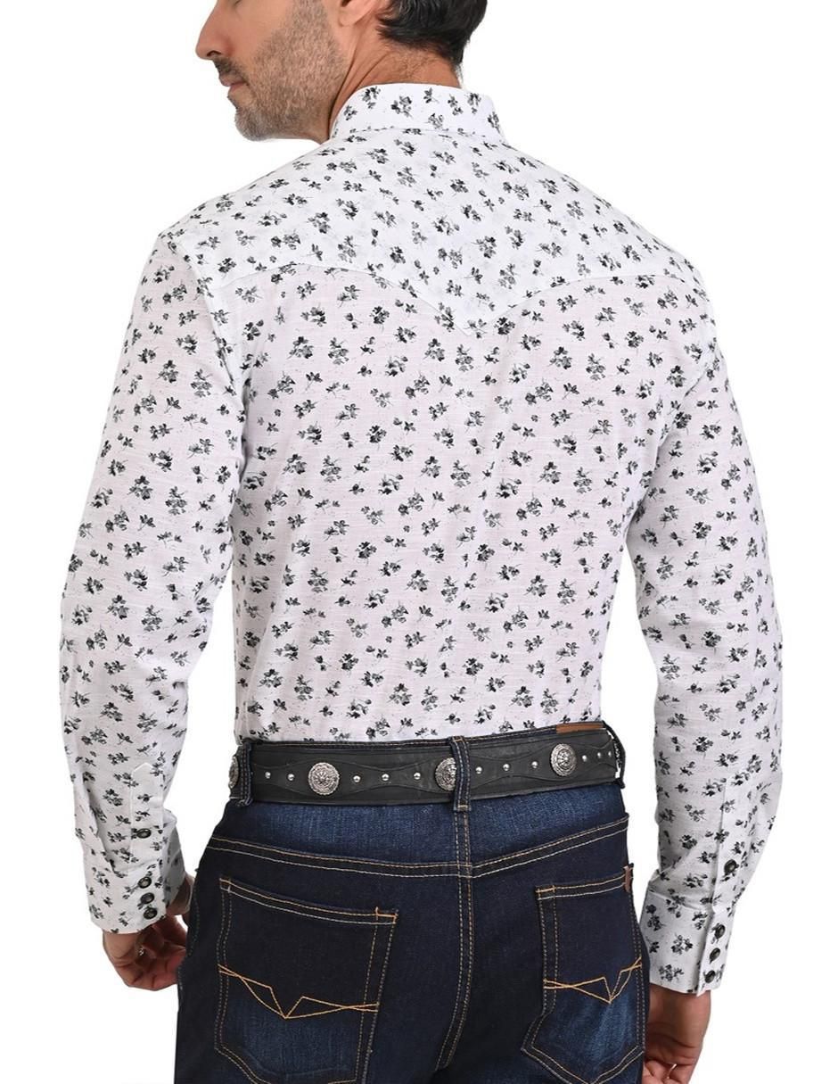 Camisa casual de algodón manga larga para hombre 2