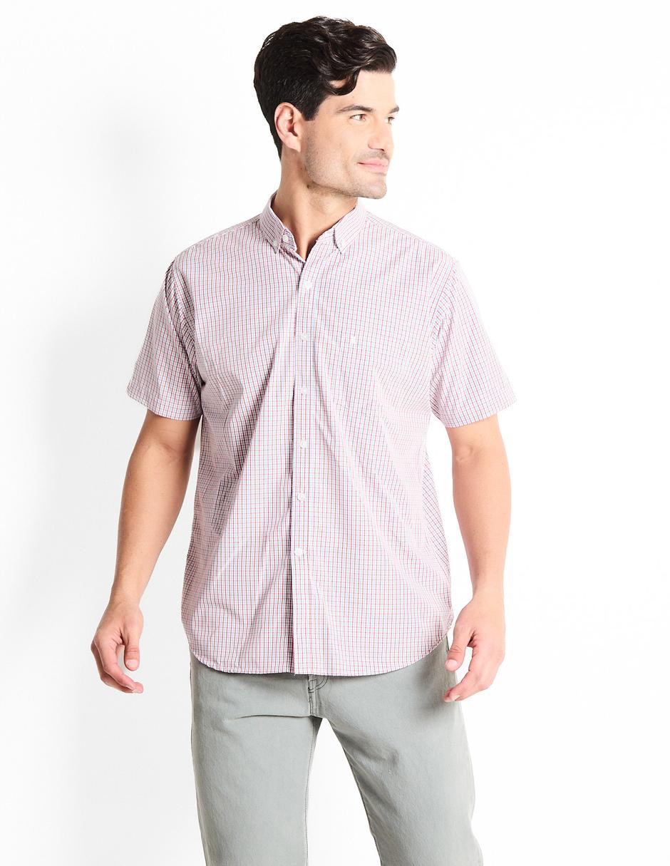 Camisa casual de algodón manga corta para hombre 1