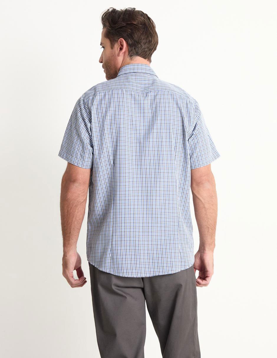 Camisa casual de algodón manga corta para hombre 2