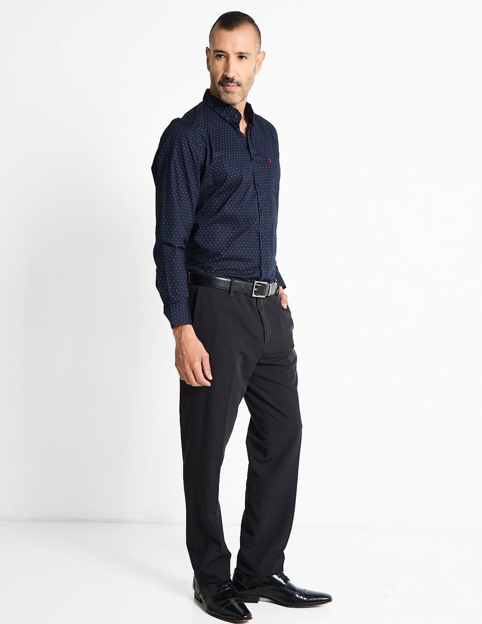 Pantalón de vestir slim de algodón para hombre 3