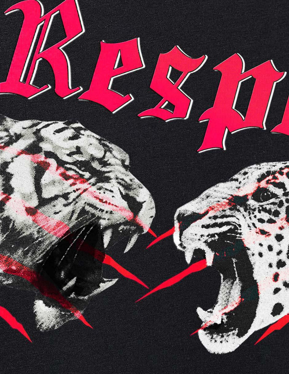 Playera Jaguar Tiger cuello redondo para hombre 4