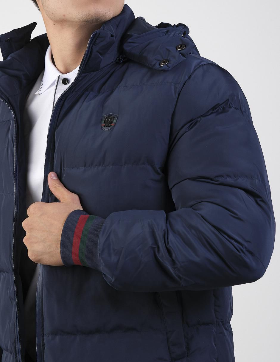 Chamarra casual con capucha para hombre 4