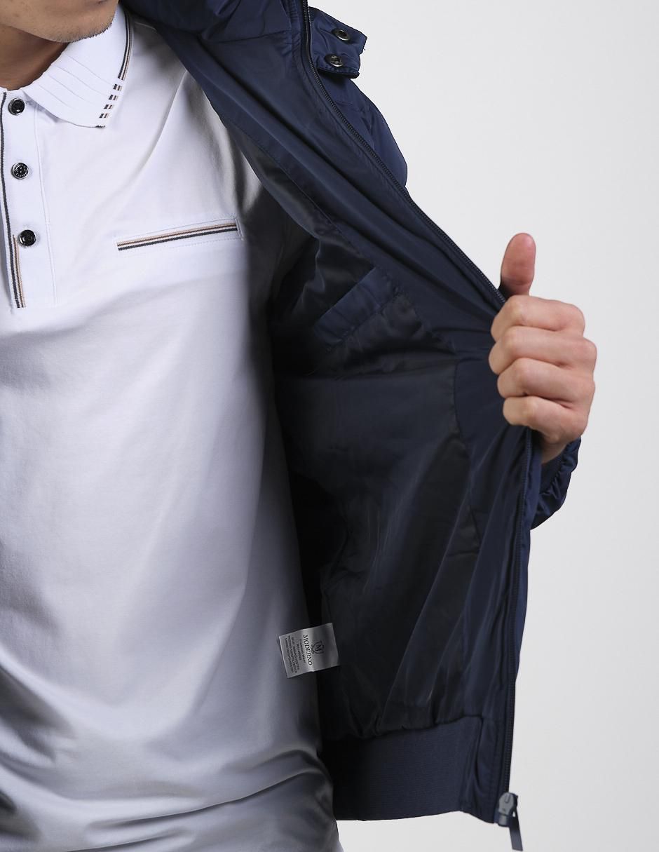 Chamarra casual con capucha para hombre 5