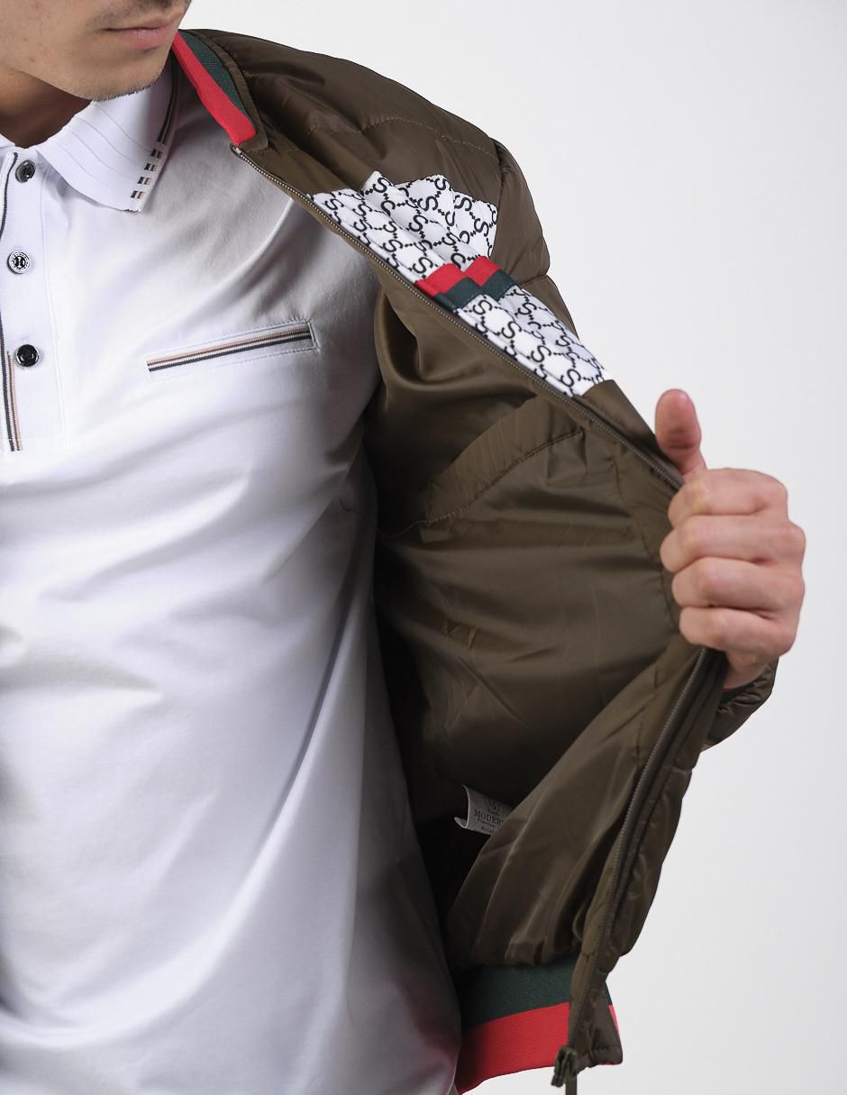 Chamarra casual con bolsillos para hombre 5