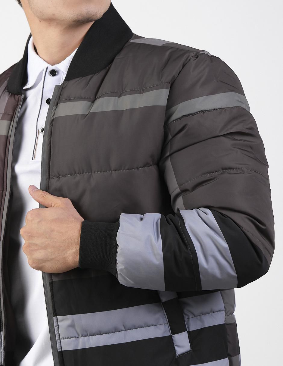 "chamarra" casual moderno no "de" poliéster con bolsillos "para hombre"