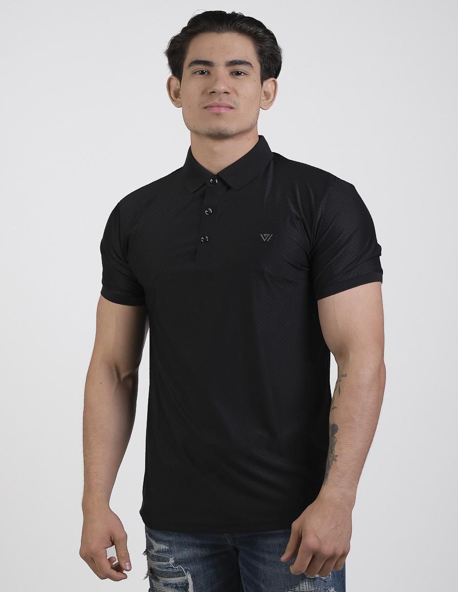 Playera tipo polo Varesi Charcoal para hombre Suburbia
