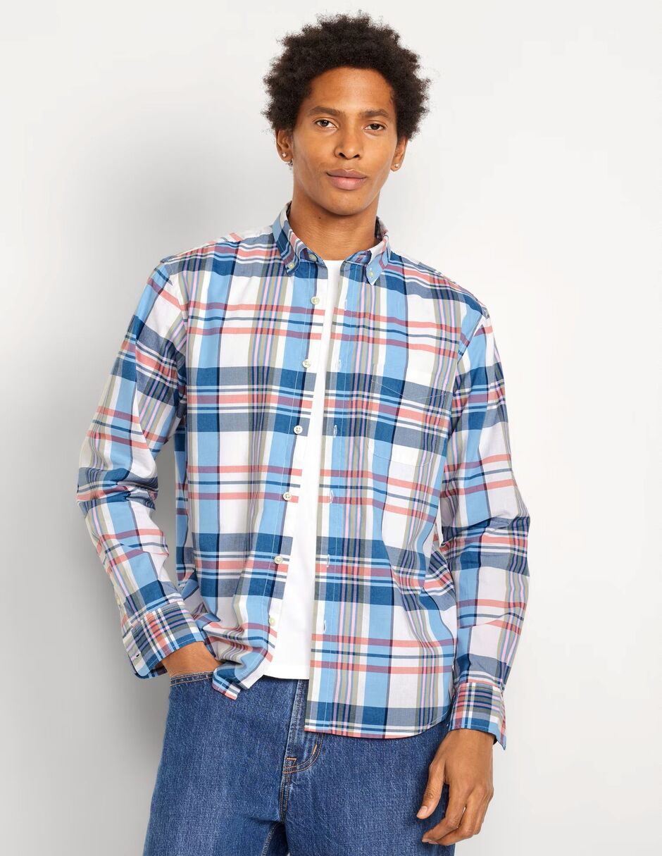 Camisa casual Old Navy de manga larga para hombre Liverpool