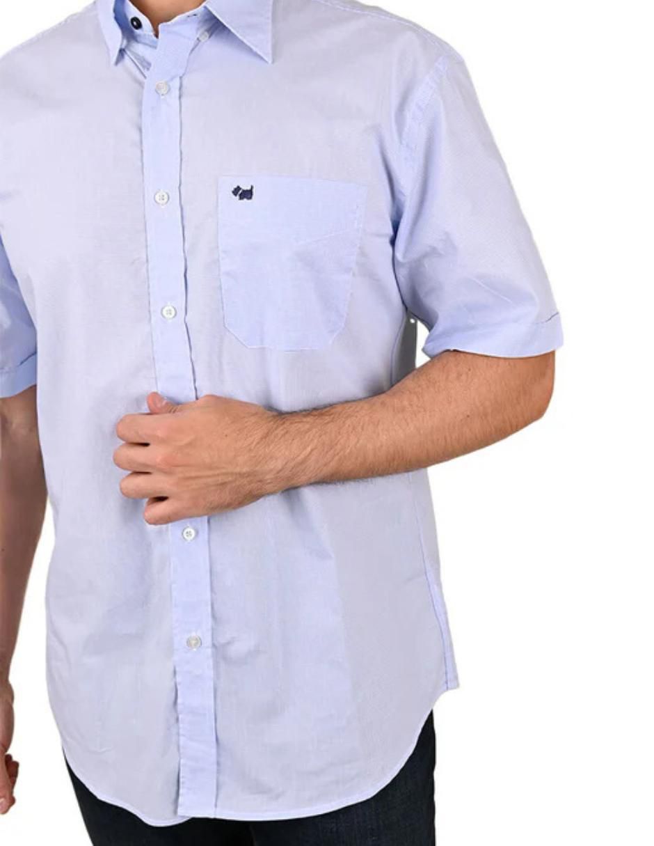 Camisa casual de algodón manga corta para hombre 2
