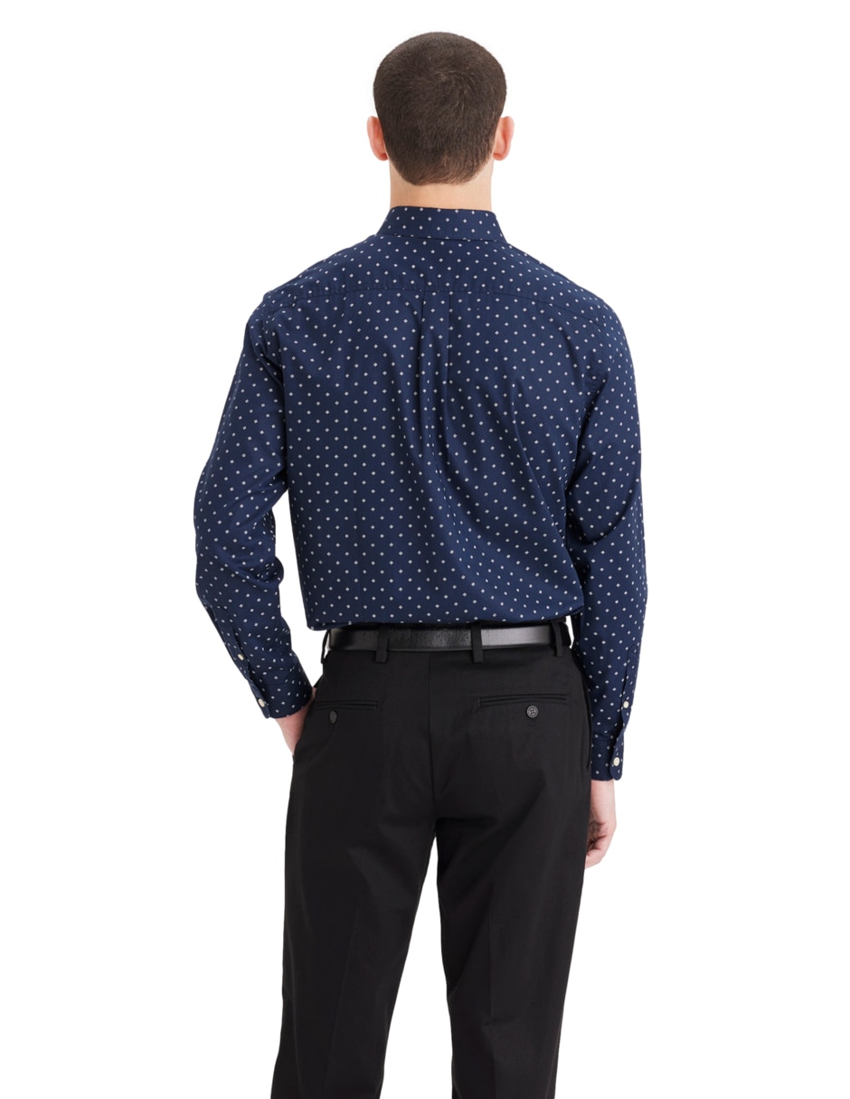 Camisa casual de algodón manga larga para hombre 3