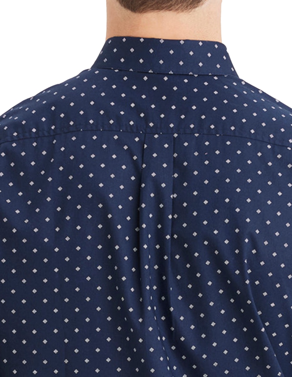 Camisa casual de algodón manga larga para hombre 4