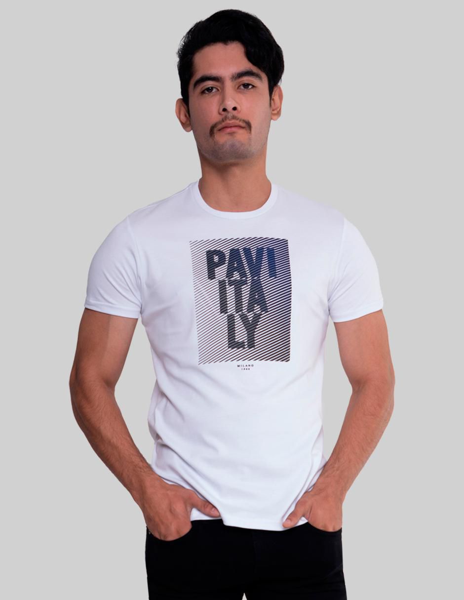 Playera cuello redondo para hombre
