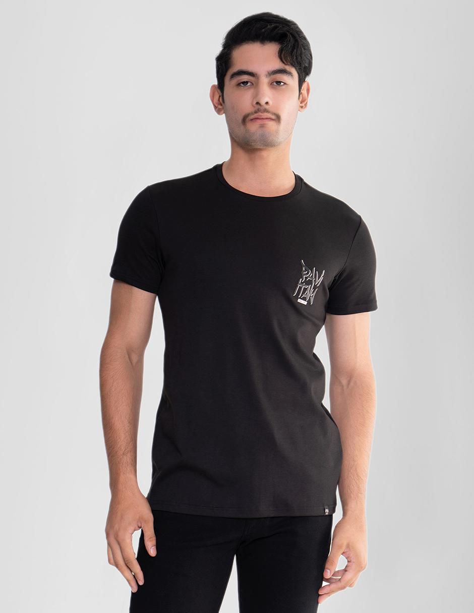 Playera cuello redondo para hombre