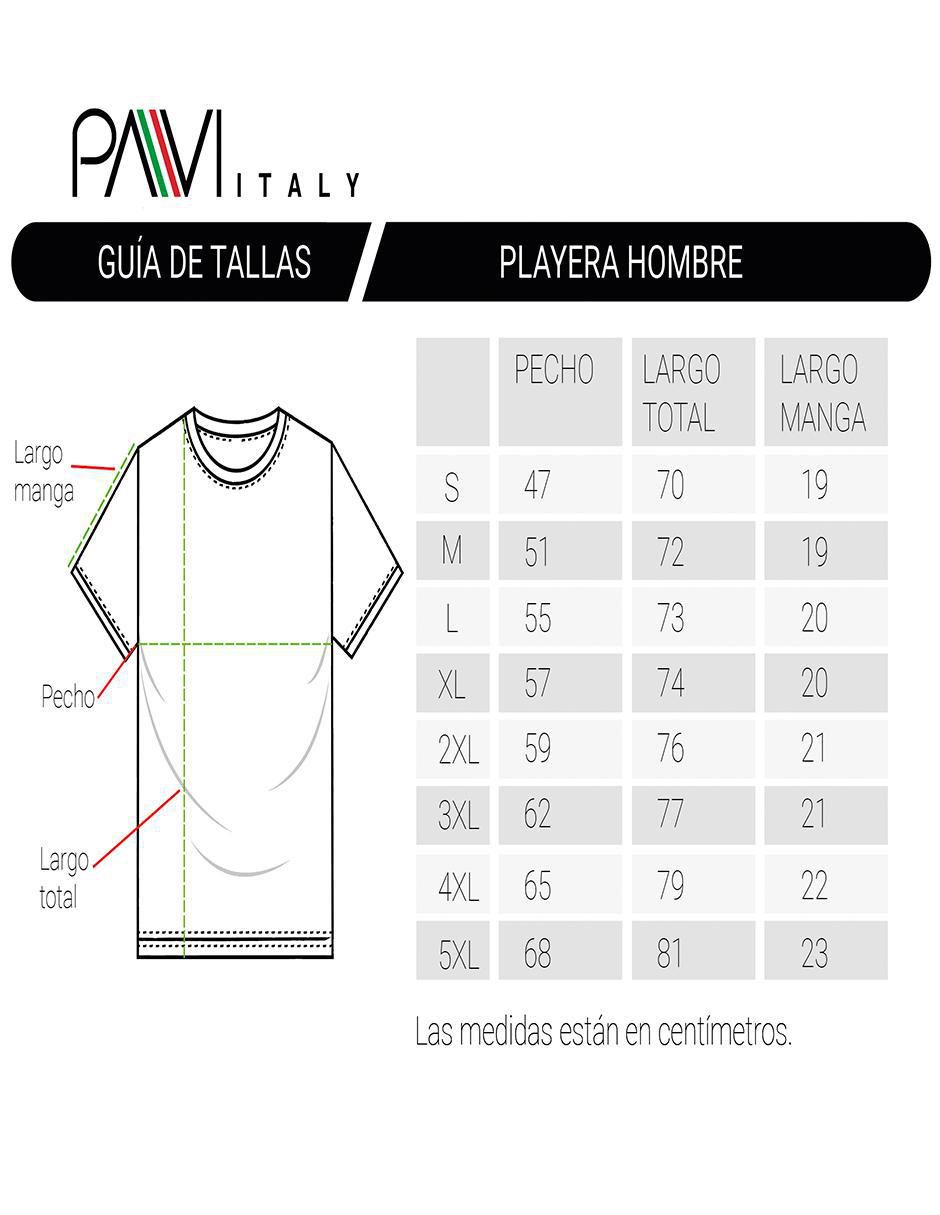 Playera cuello redondo para hombre 6