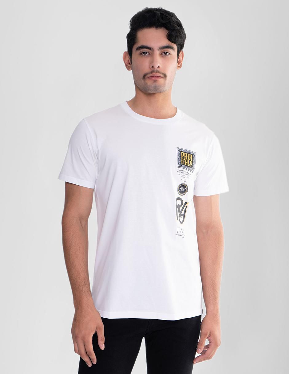 Playera cuello redondo para hombre