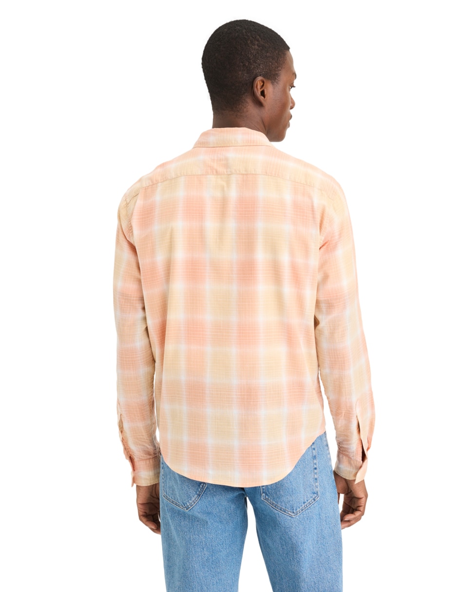 Camisa casual de algodón manga larga para hombre 3