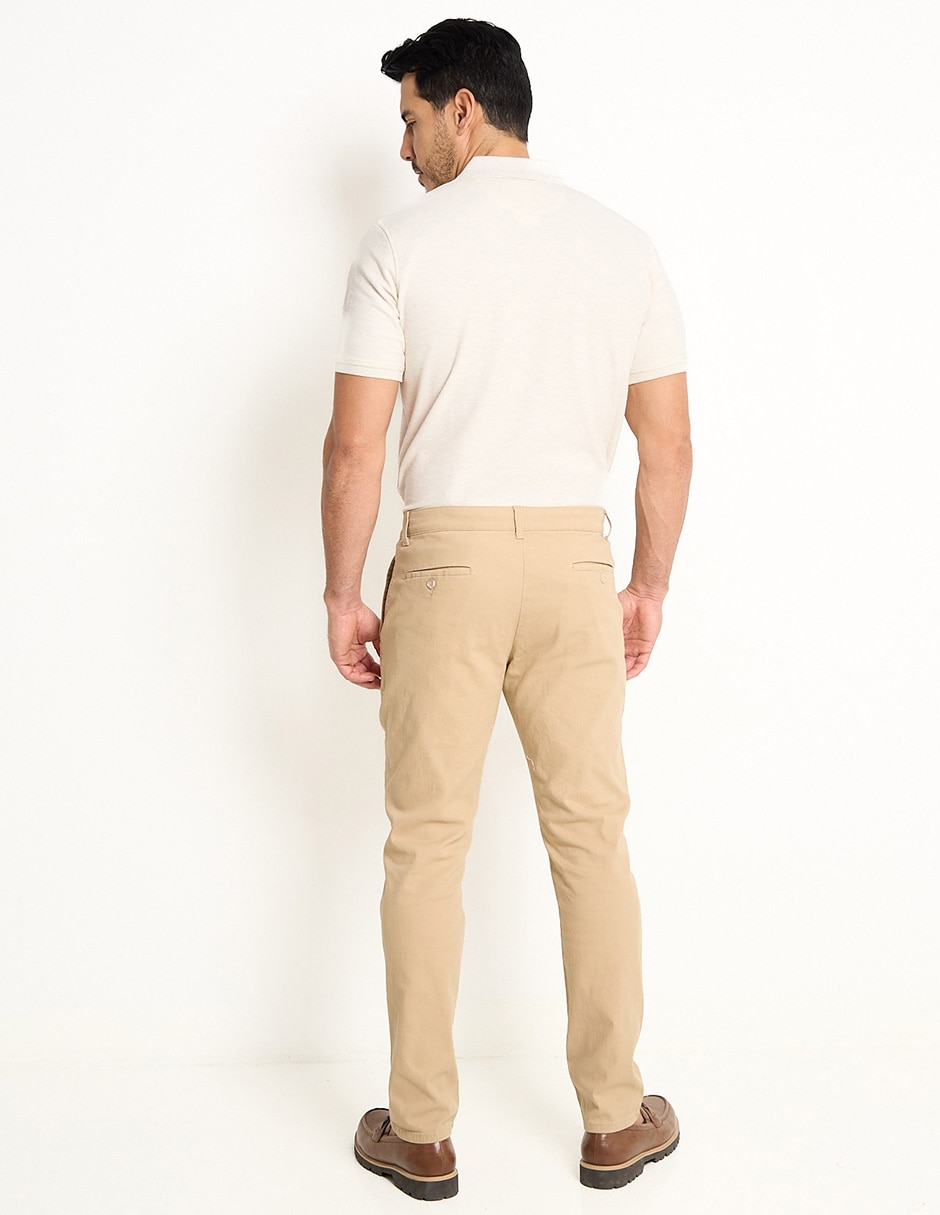 Pantalón slim de algodón para hombre 2