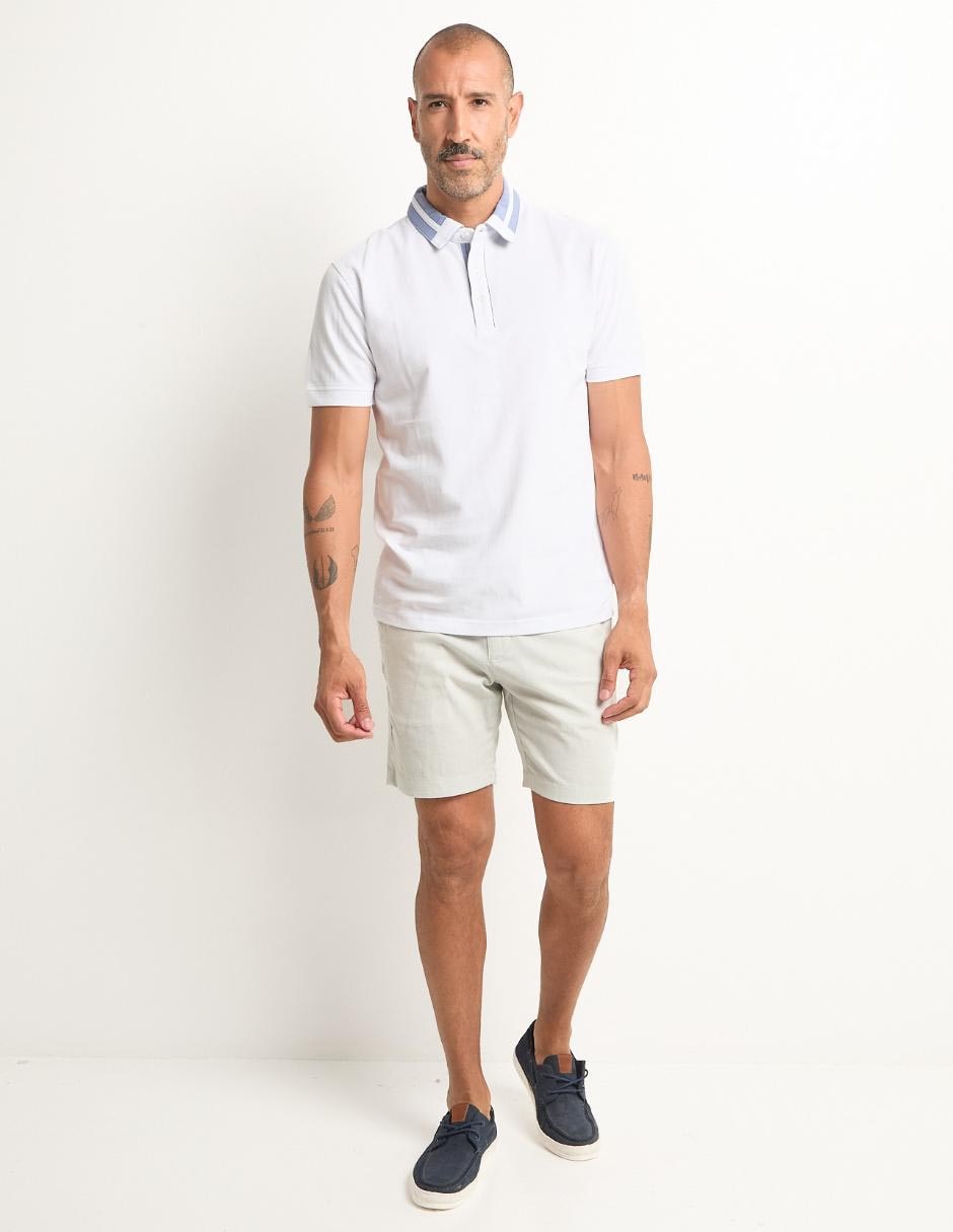 Bermuda de algodón para hombre