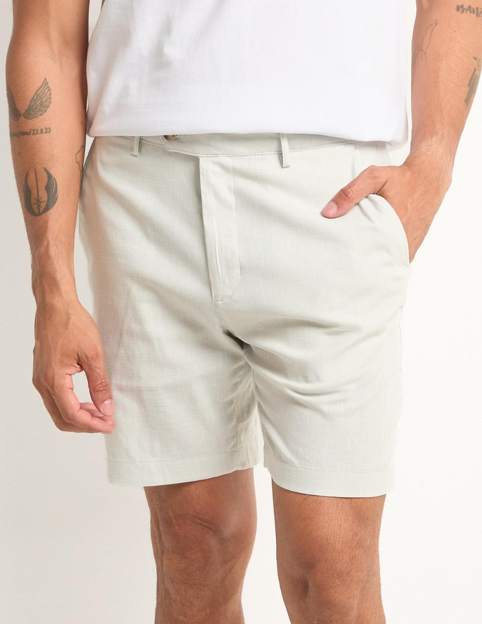 Bermuda de algodón para hombre
