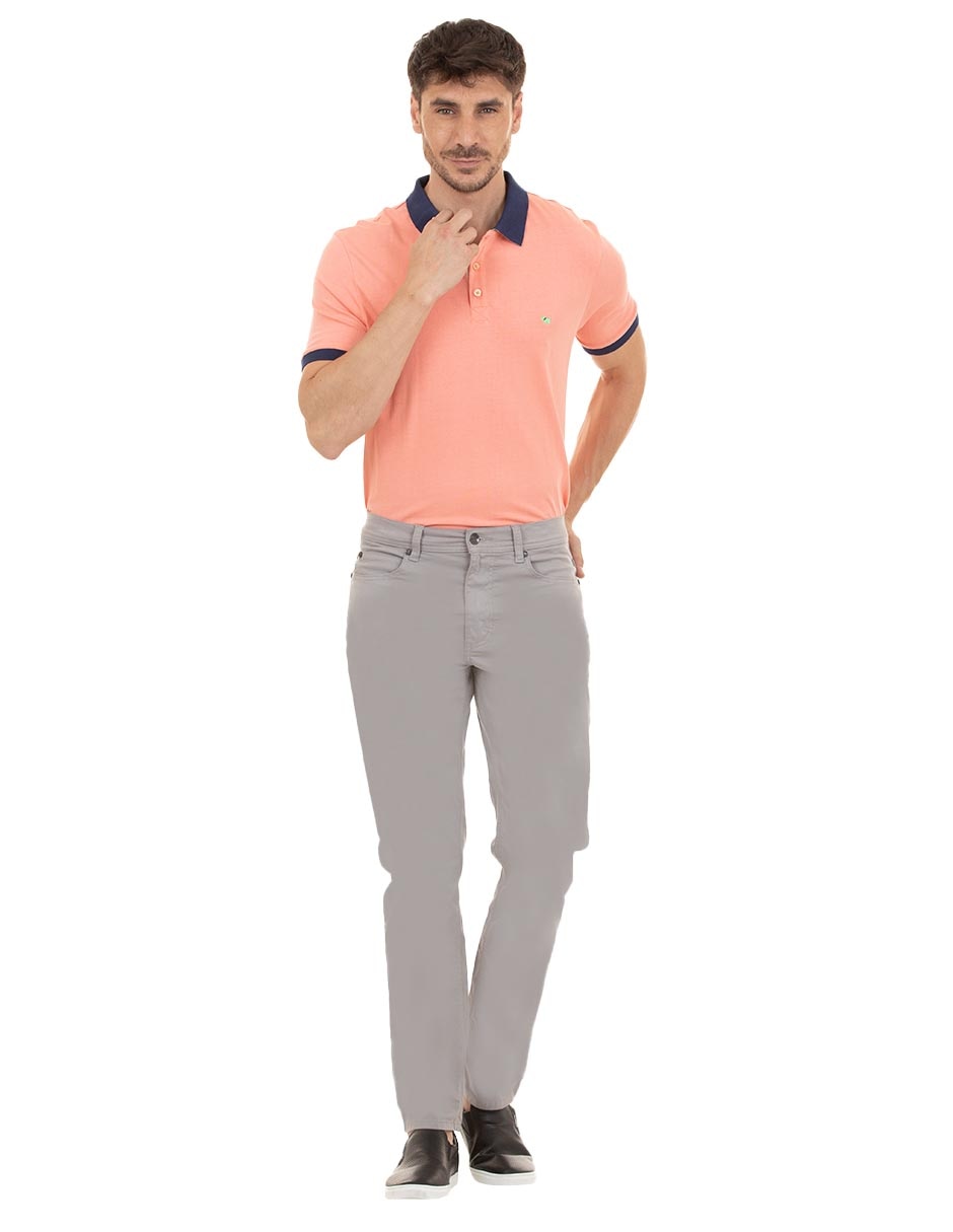 Pantalón recto de algodón para hombre 2