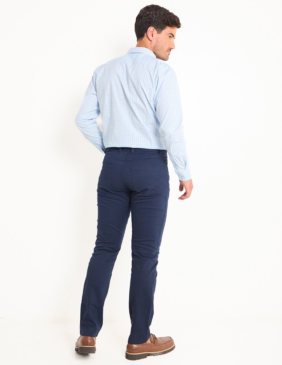 Pantalón slim de algodón para hombre 2