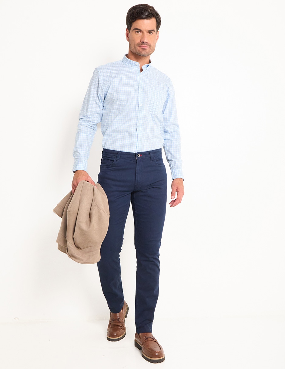 Pantalón slim de algodón para hombre 3