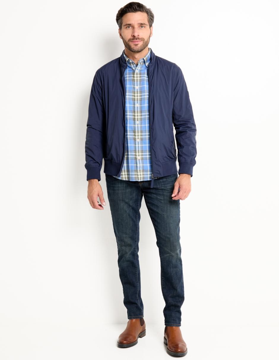 Chamarra bomber con bolsillos para hombre 3
