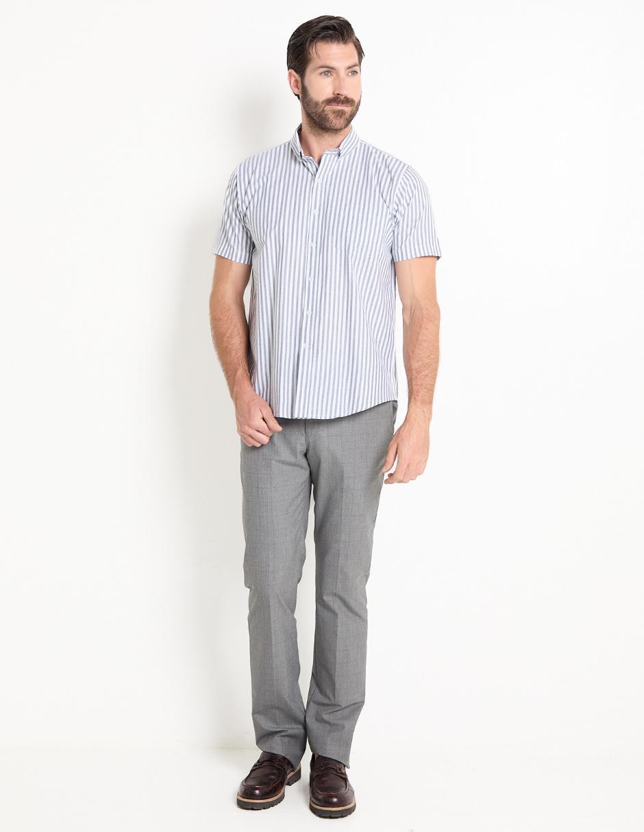 Camisa casual de algodón manga corta para hombre 3