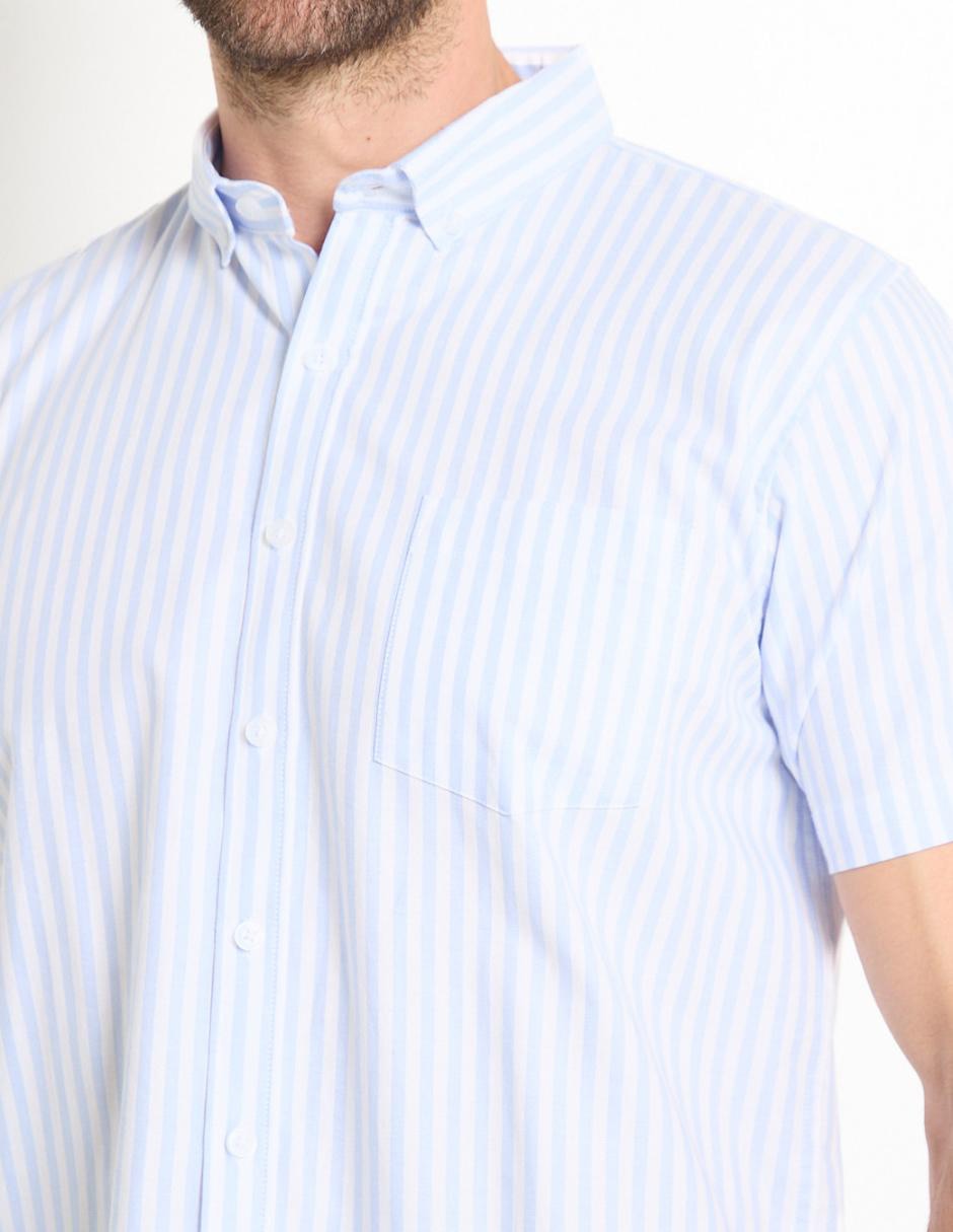 Camisa casual de algodón manga corta para hombre 4