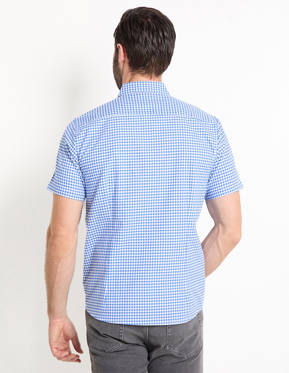 Camisa casual de algodón manga corta para hombre 2