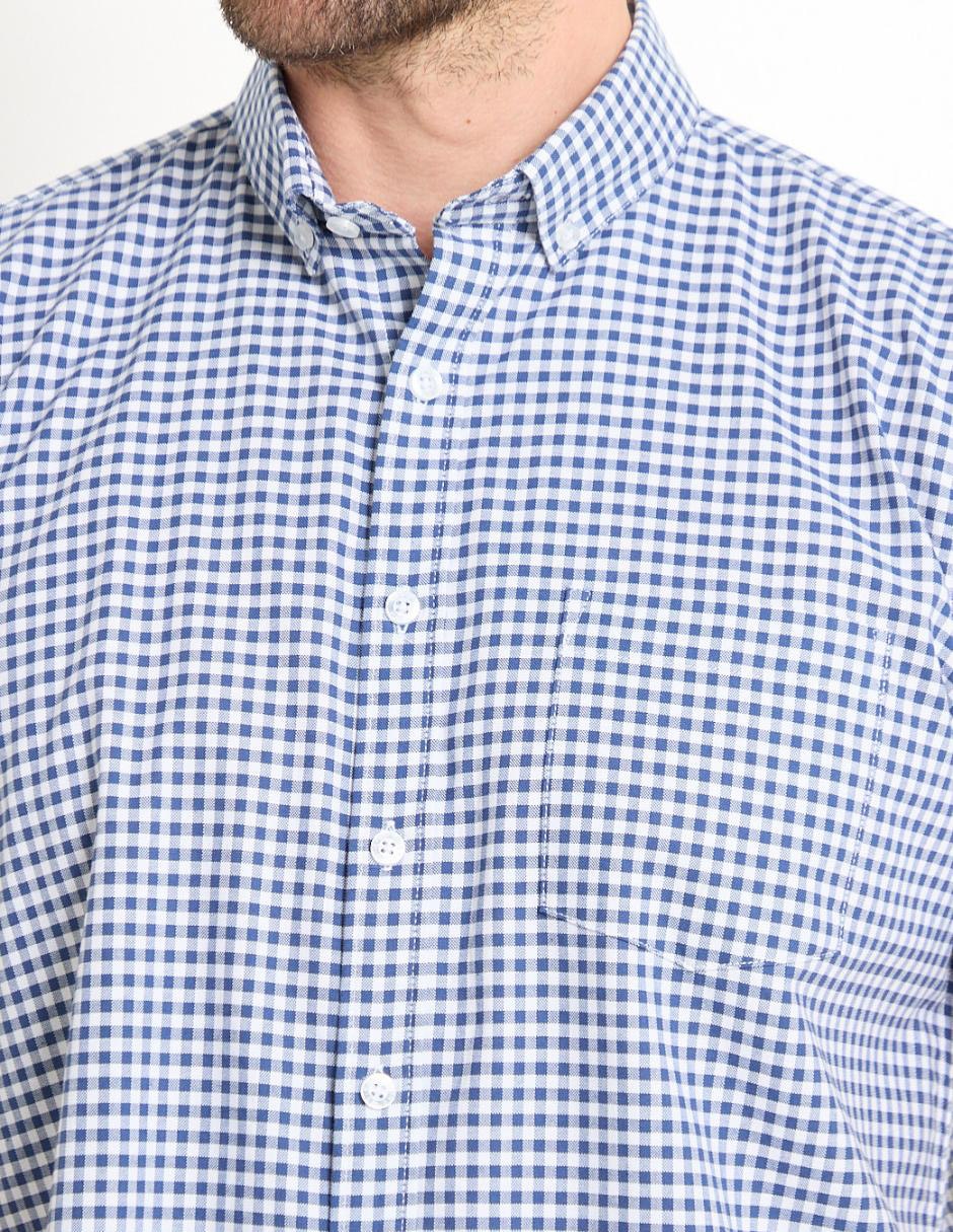Camisa casual de algodón manga corta para hombre 4