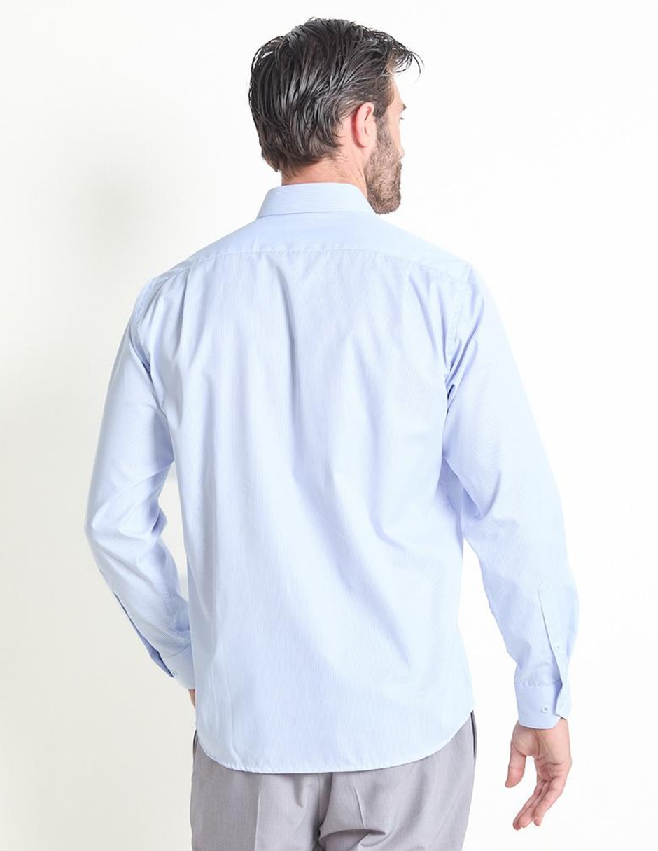 Camisa casual de algodón manga larga para hombre 2