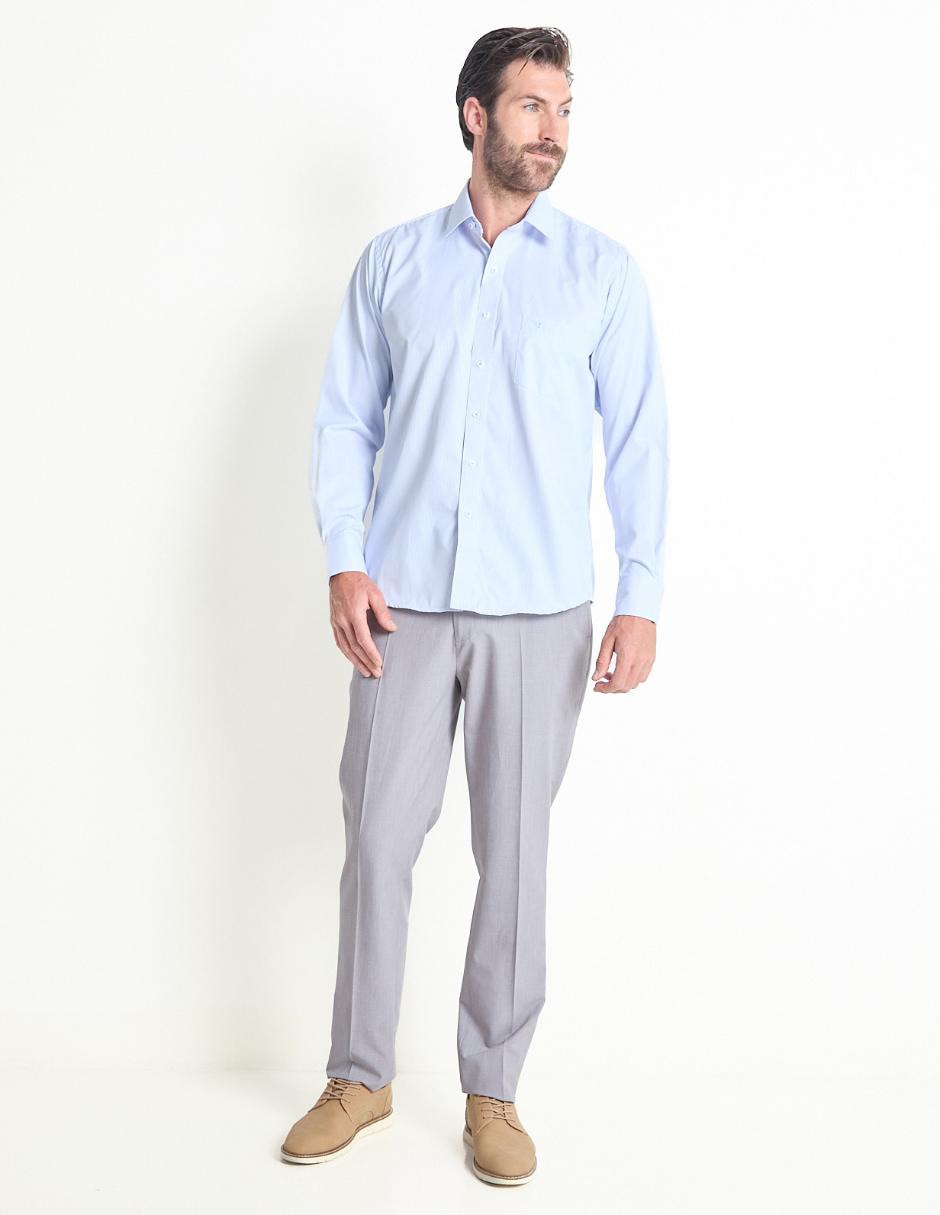 Camisa casual de algodón manga larga para hombre 3