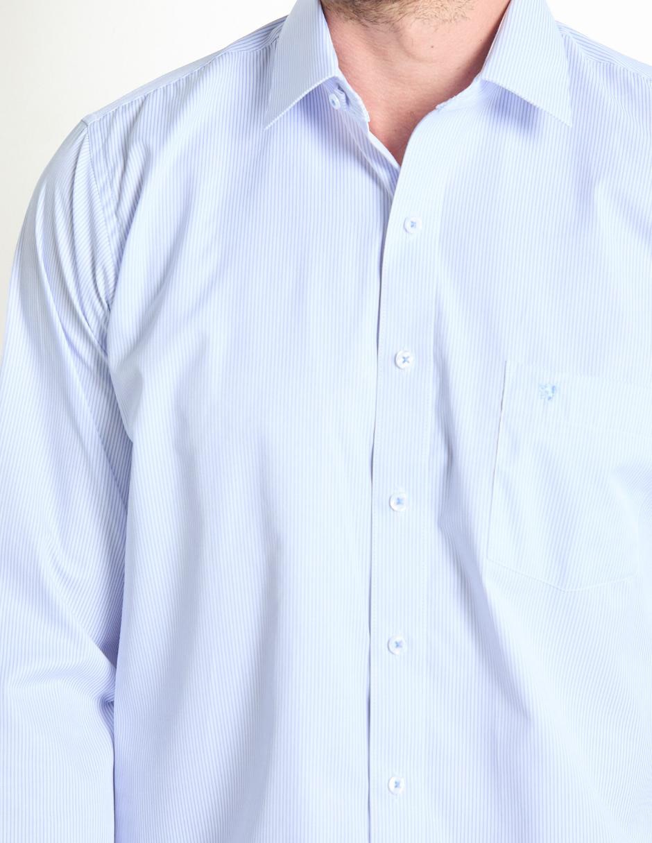 Camisa casual de algodón manga larga para hombre 4