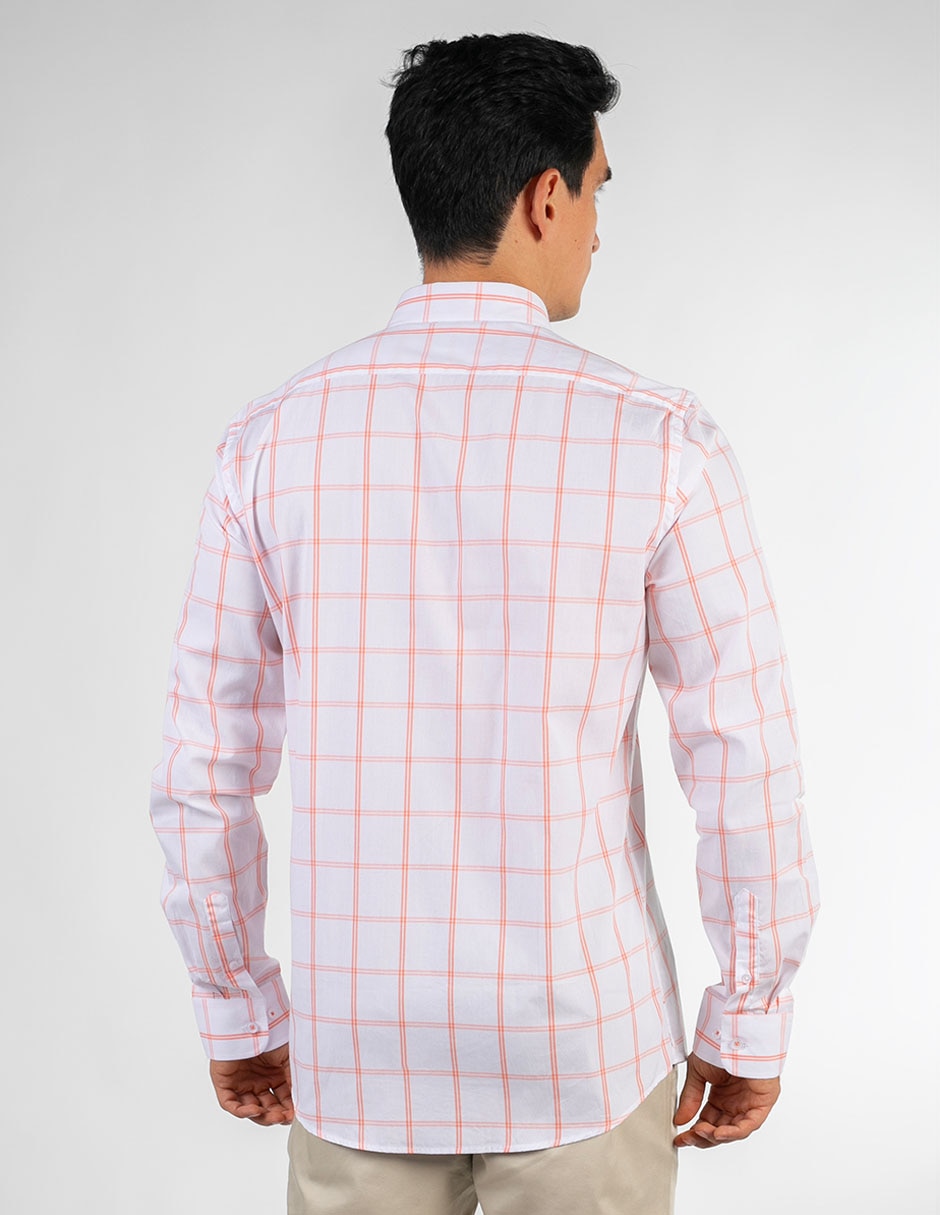 Camisa casual de algodón manga larga para hombre 2