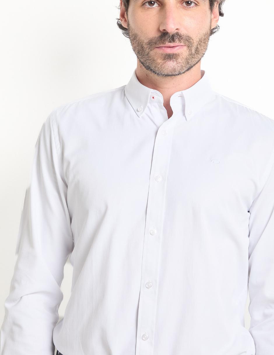 Camisa casual de algodón manga larga para hombre 4