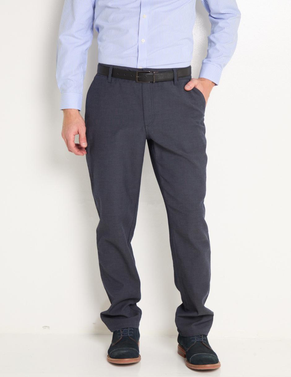 Pantalón de vestir recto de algodón para hombre Pantalón de vestir recto de algodón para hombre