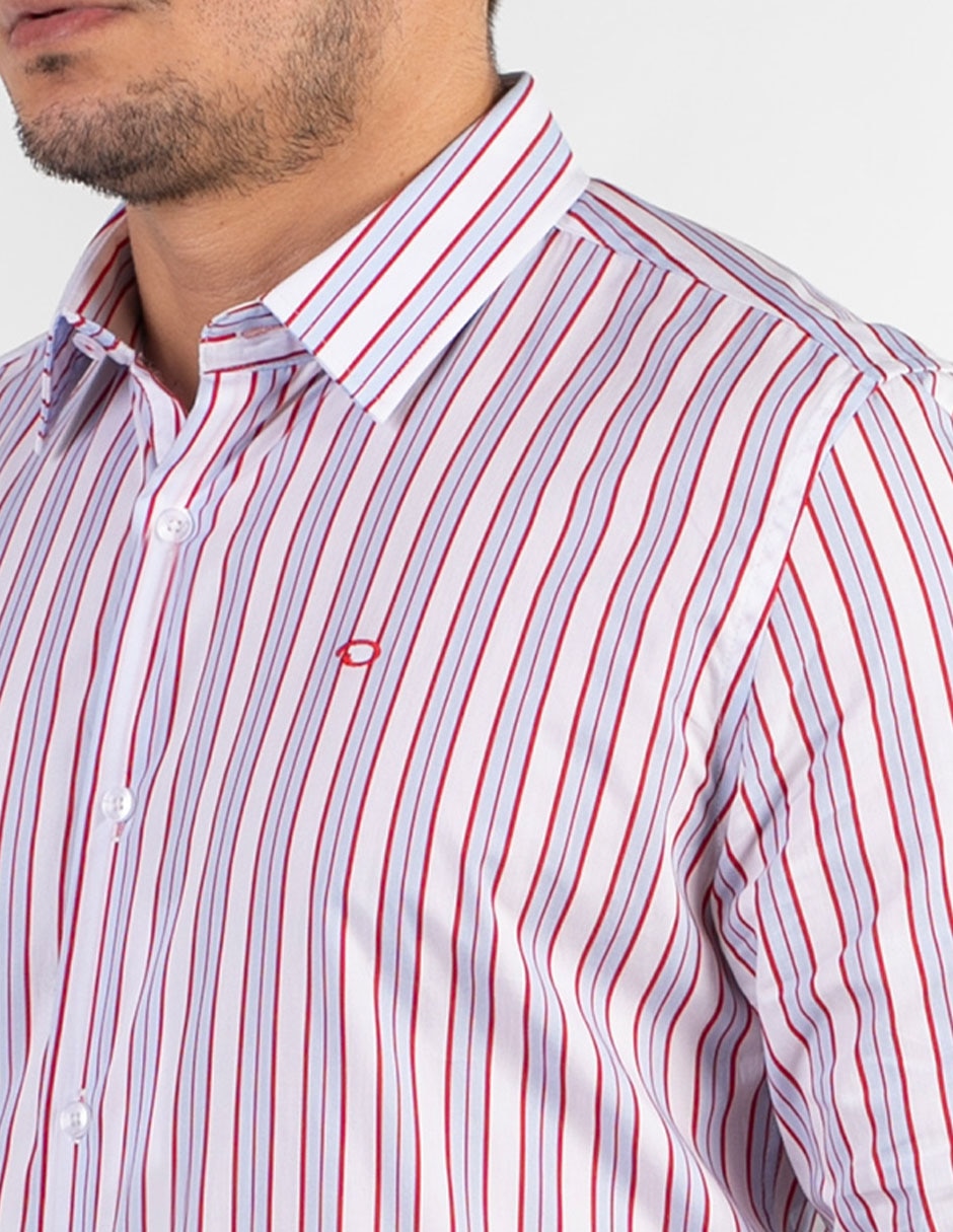 Camisa casual de algodón manga larga para hombre 4