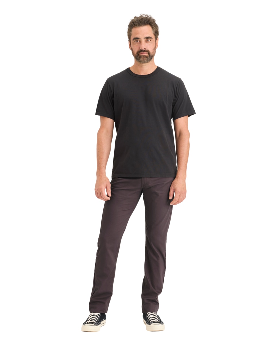 Pantalón slim de algodón para hombre