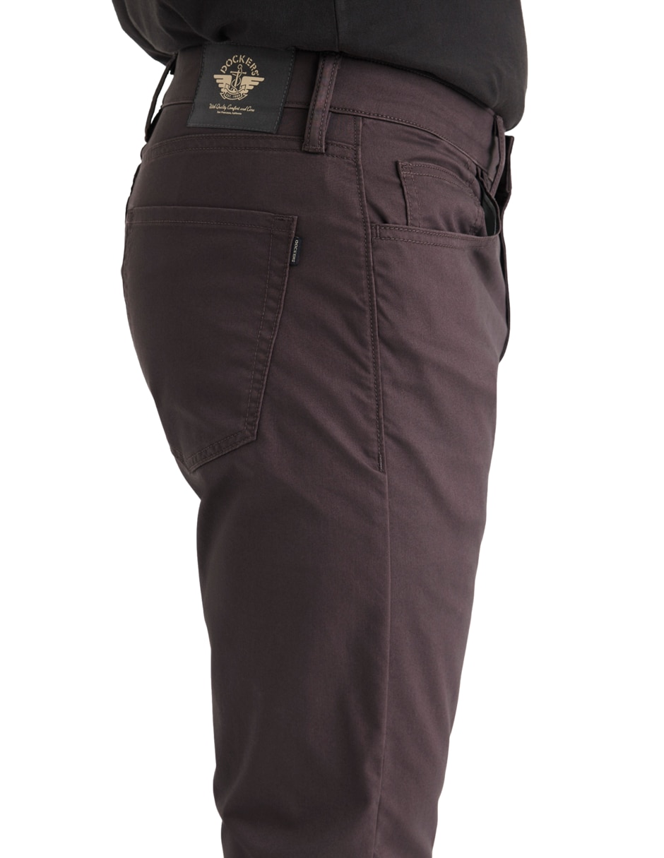Pantalón slim de algodón para hombre 4