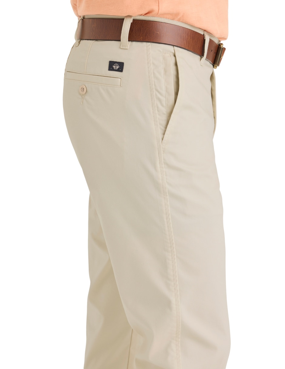Pantalón chino slim de algodón para hombre 4