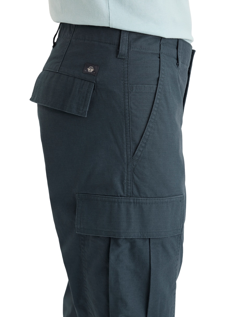 Pantalón casual cargo slim de algodón para hombre 4