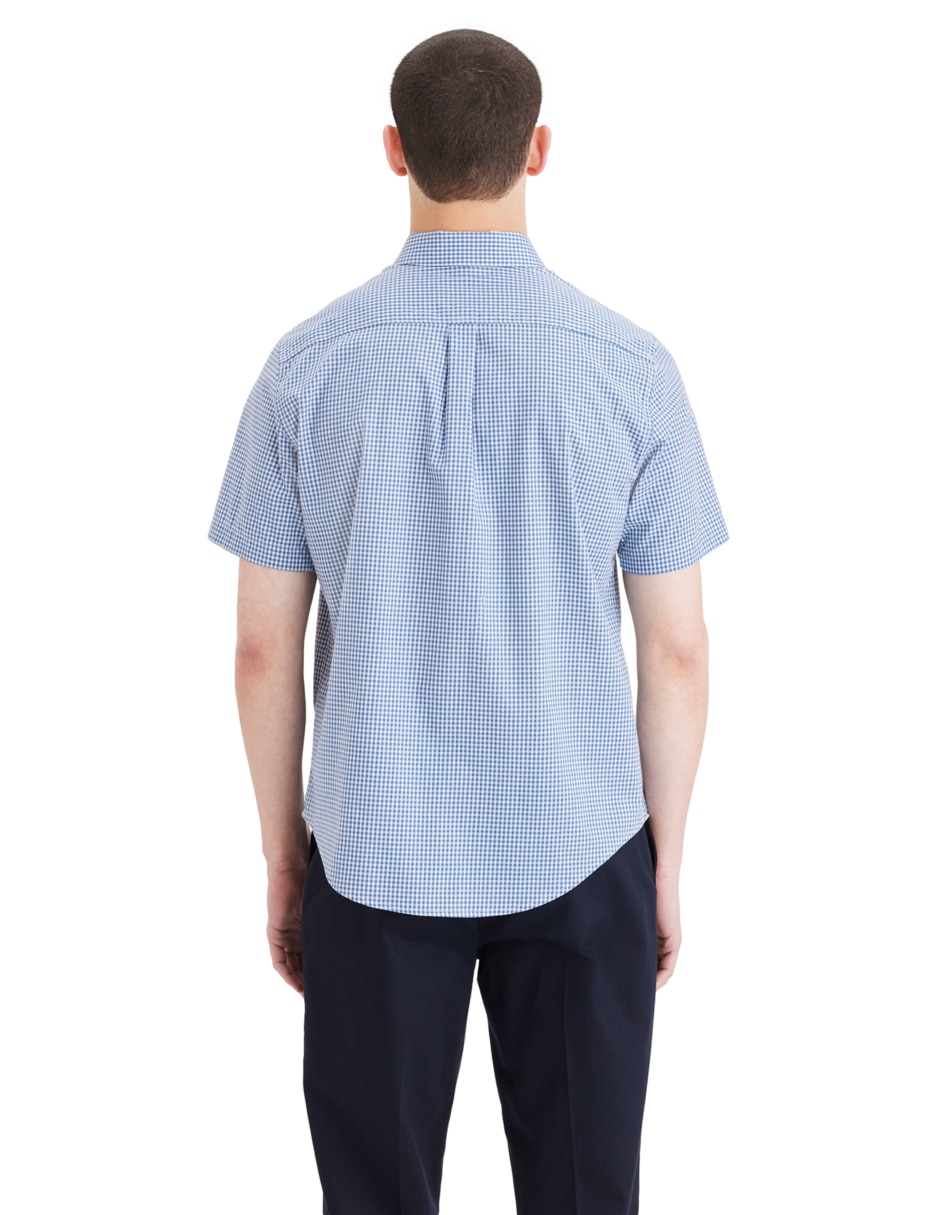 Camisa casual de algodón manga corta para hombre 3