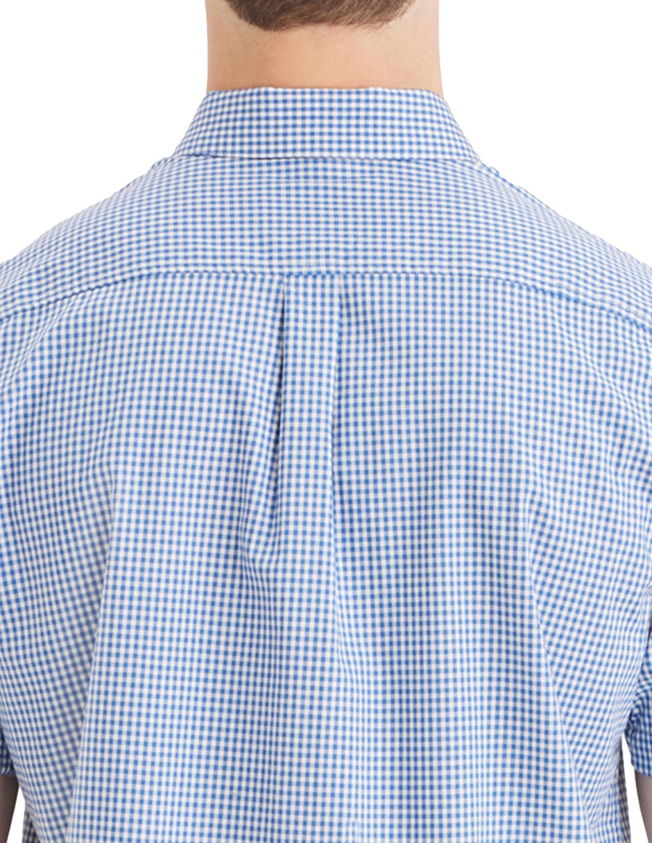 Camisa casual de algodón manga corta para hombre 4