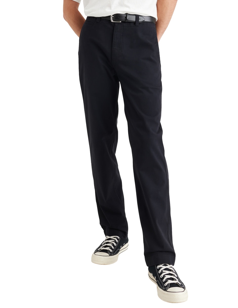 Pantalón recto de algodón para hombre 1