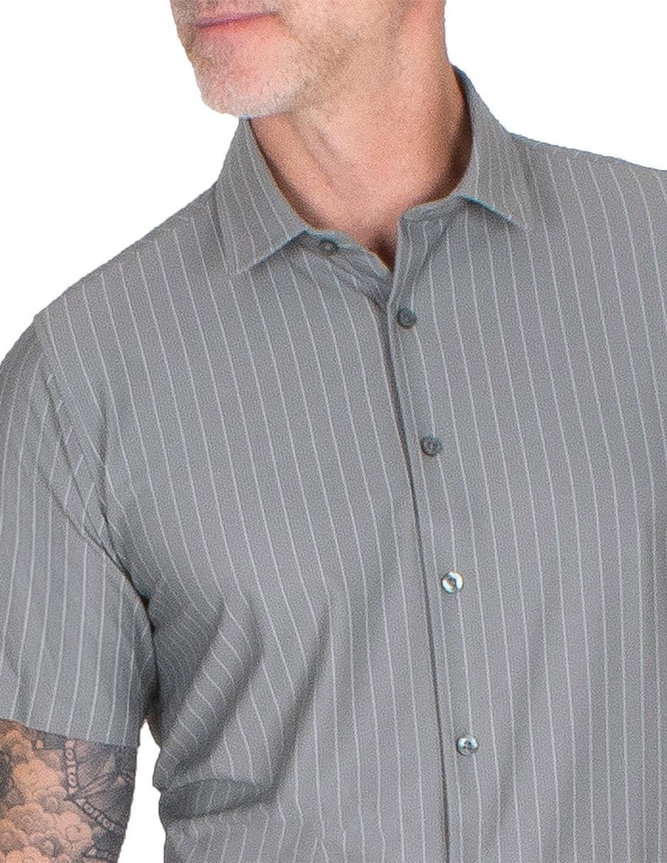 Camisa casual manga corta para hombre 3