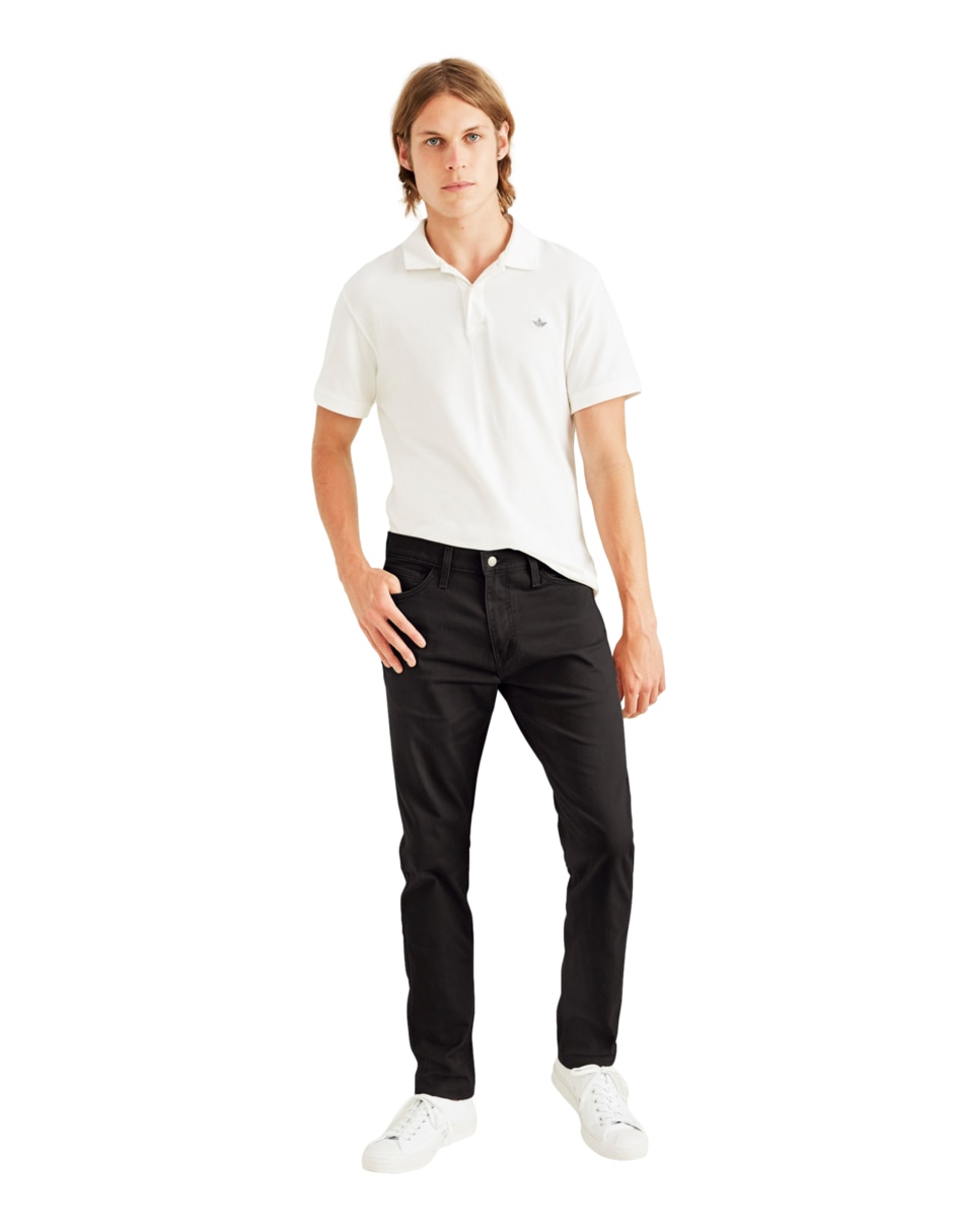 Pantalón slim de algodón para hombre 1